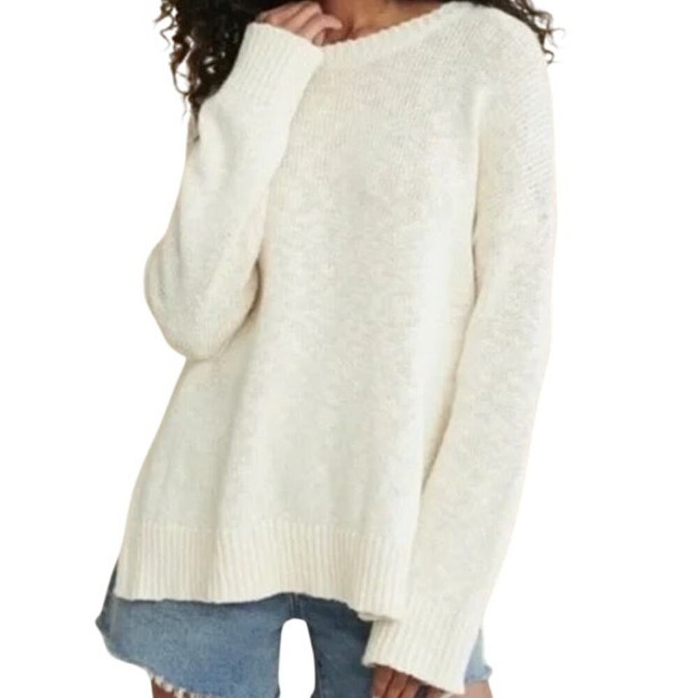 Jenni Kayne Cotton Linen Boyfriend Sweater Size XL